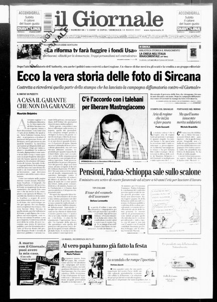 Il giornale : quotidiano del mattino